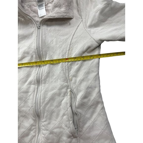 The North Face Caroluna Quilted Long Jacket. Cream/Oatmeal Size Small | D1 - Picture 5 of 9